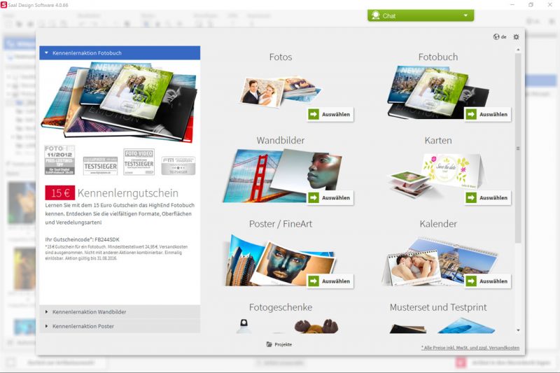 S-D_Software_Startfenster